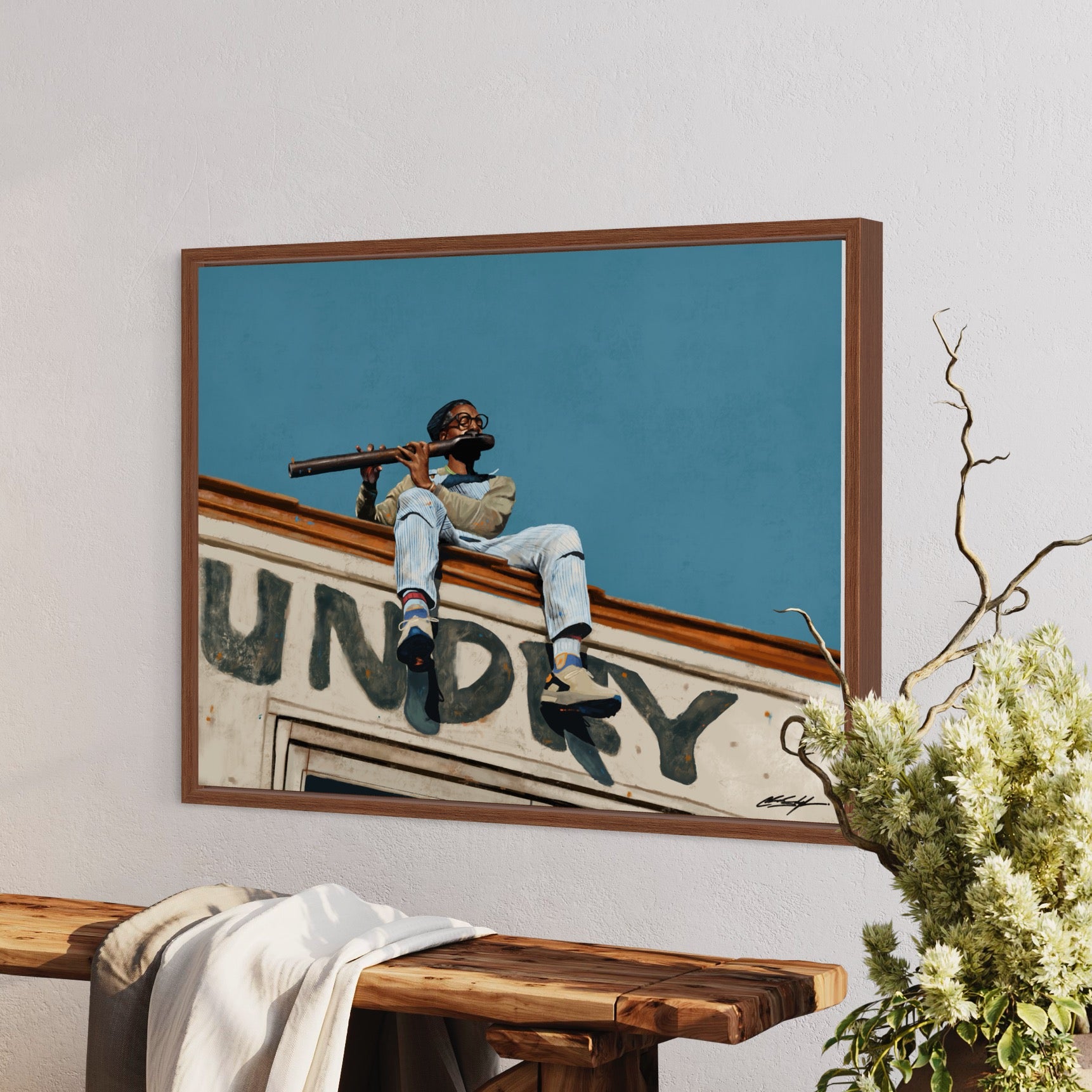 Andre 3000 Laundry Service | Contemporary Wall Art