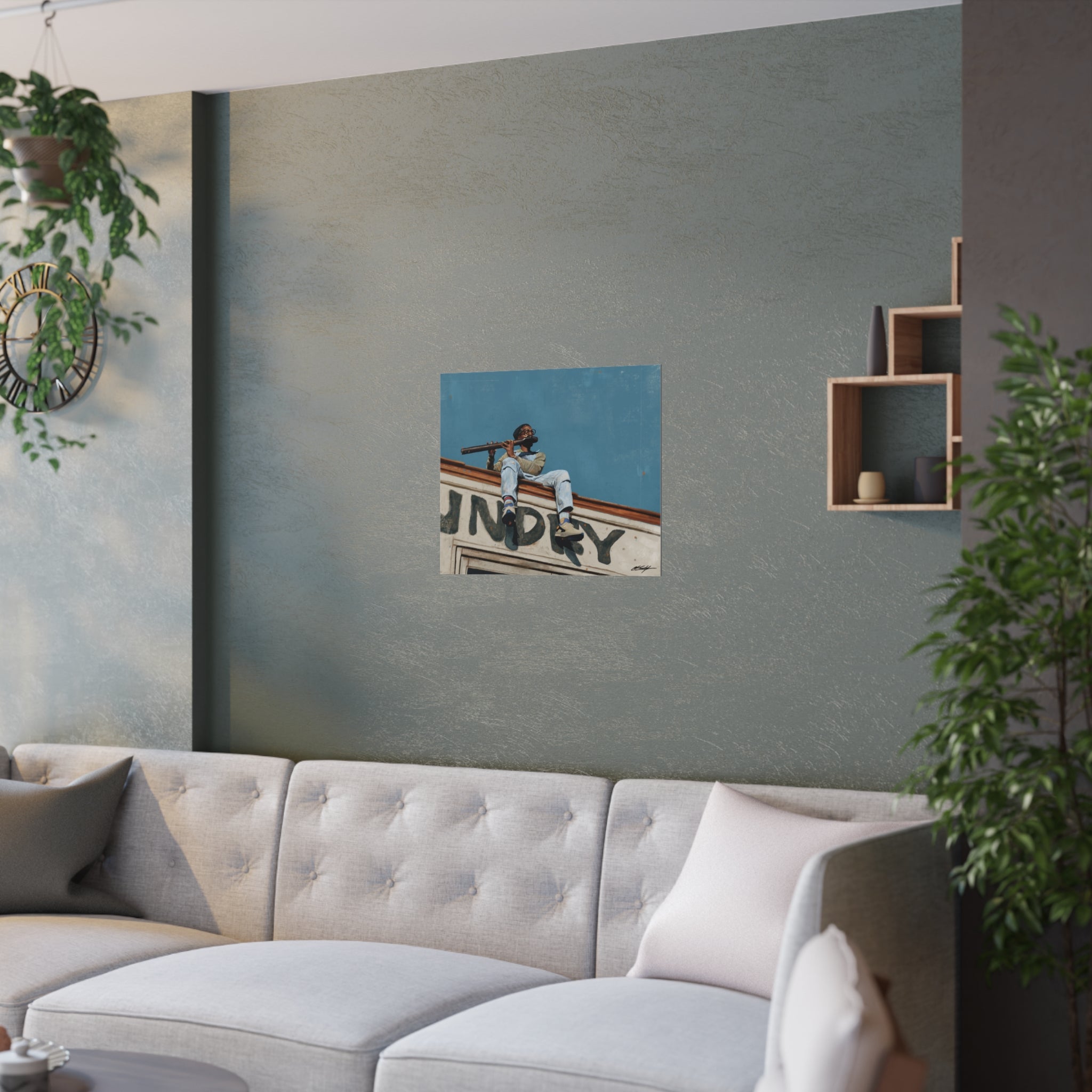Laundry Service Satin Poster