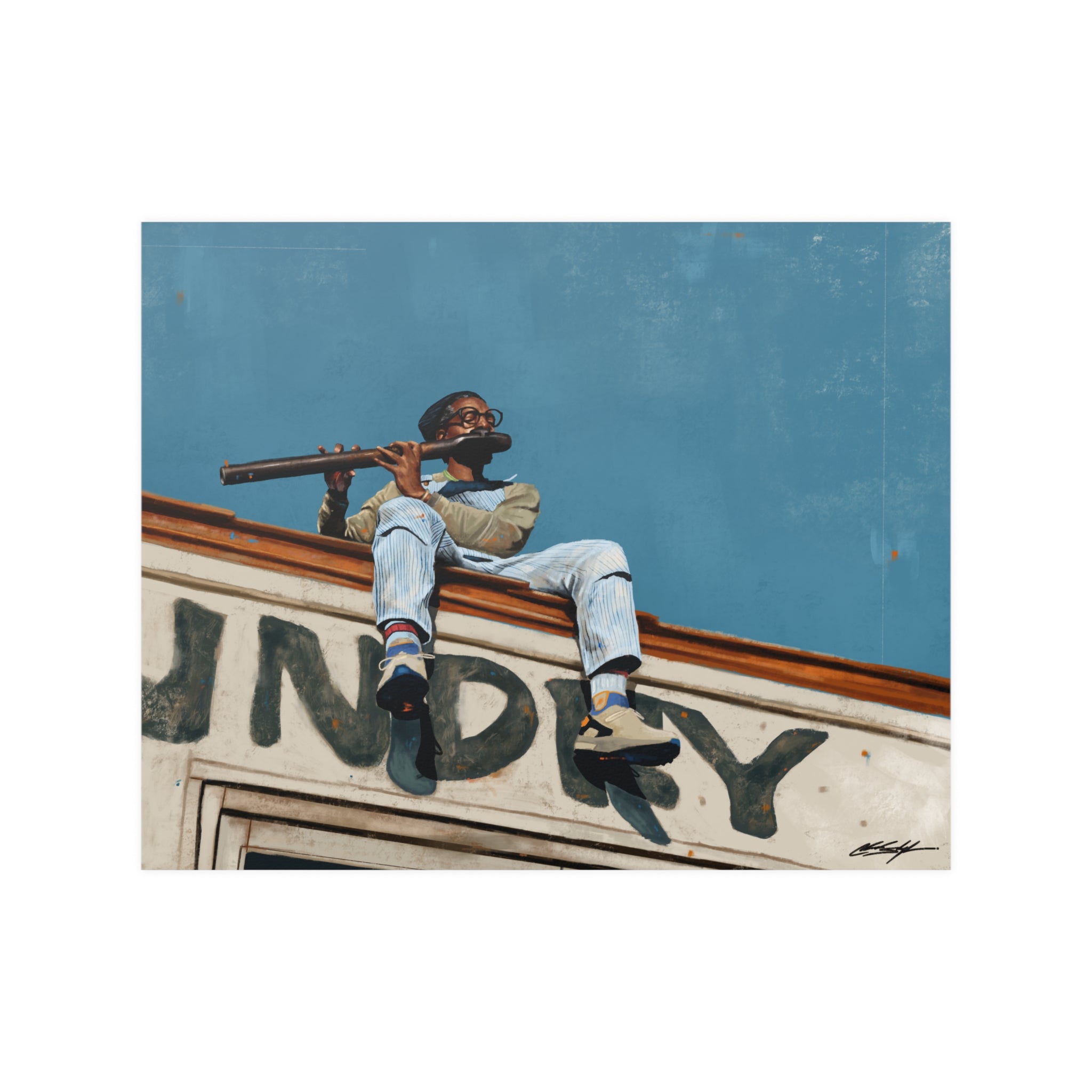 Laundry Service Satin Poster