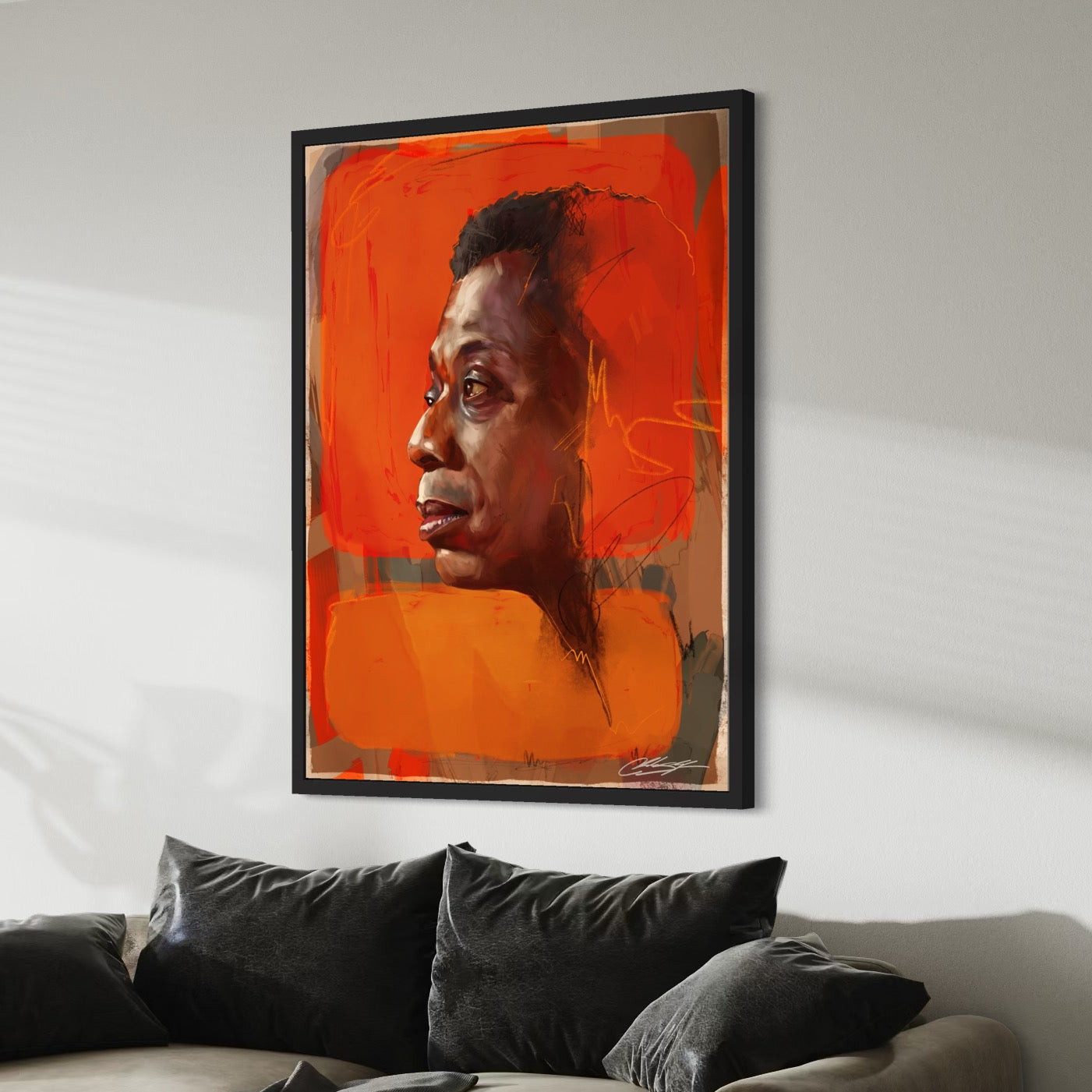 Native Son Framed Canvas