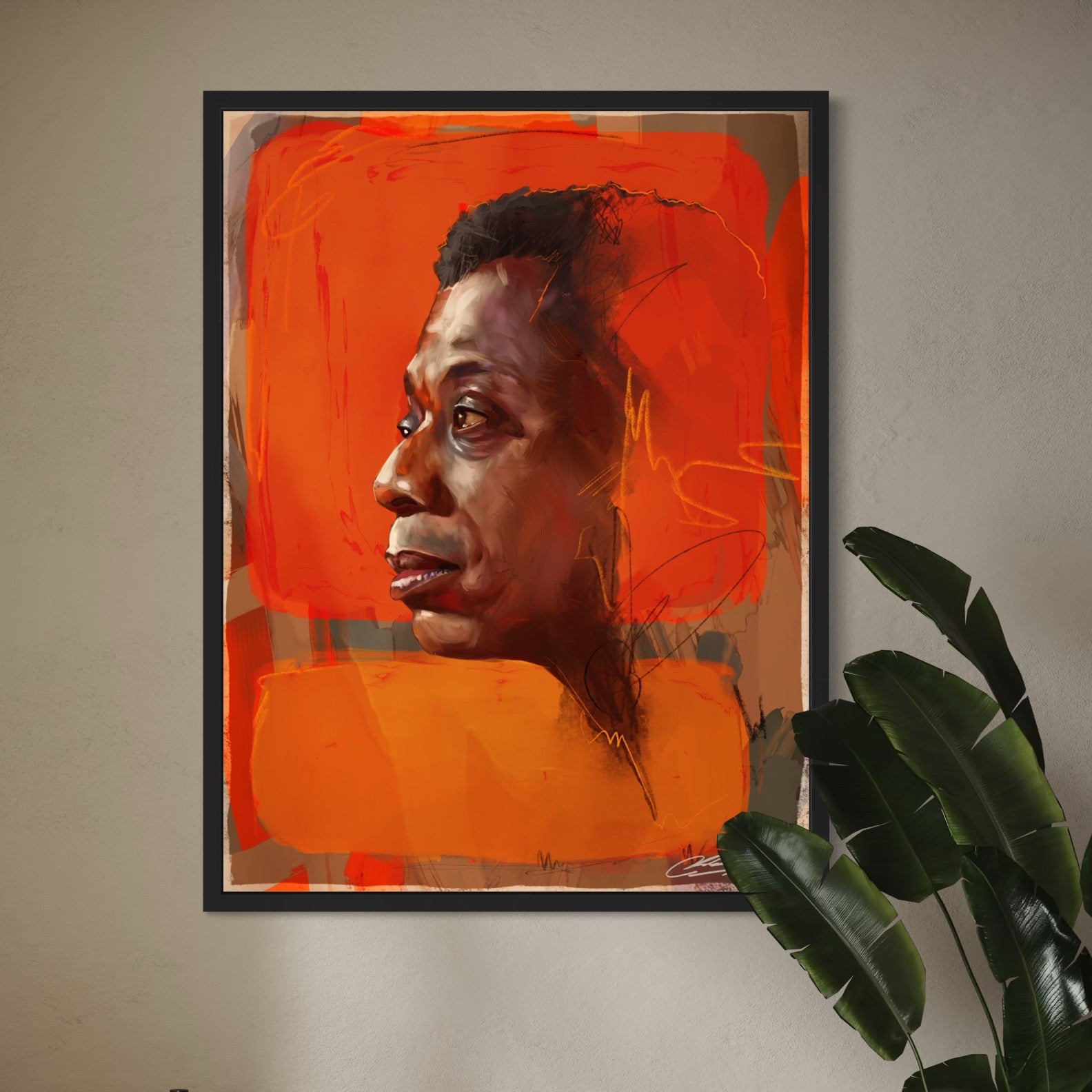 Native Son Framed Canvas