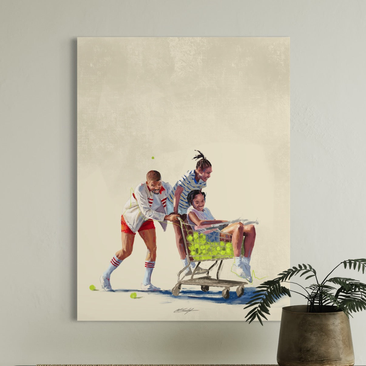 Tennis Dad | Contemporary Wall Art