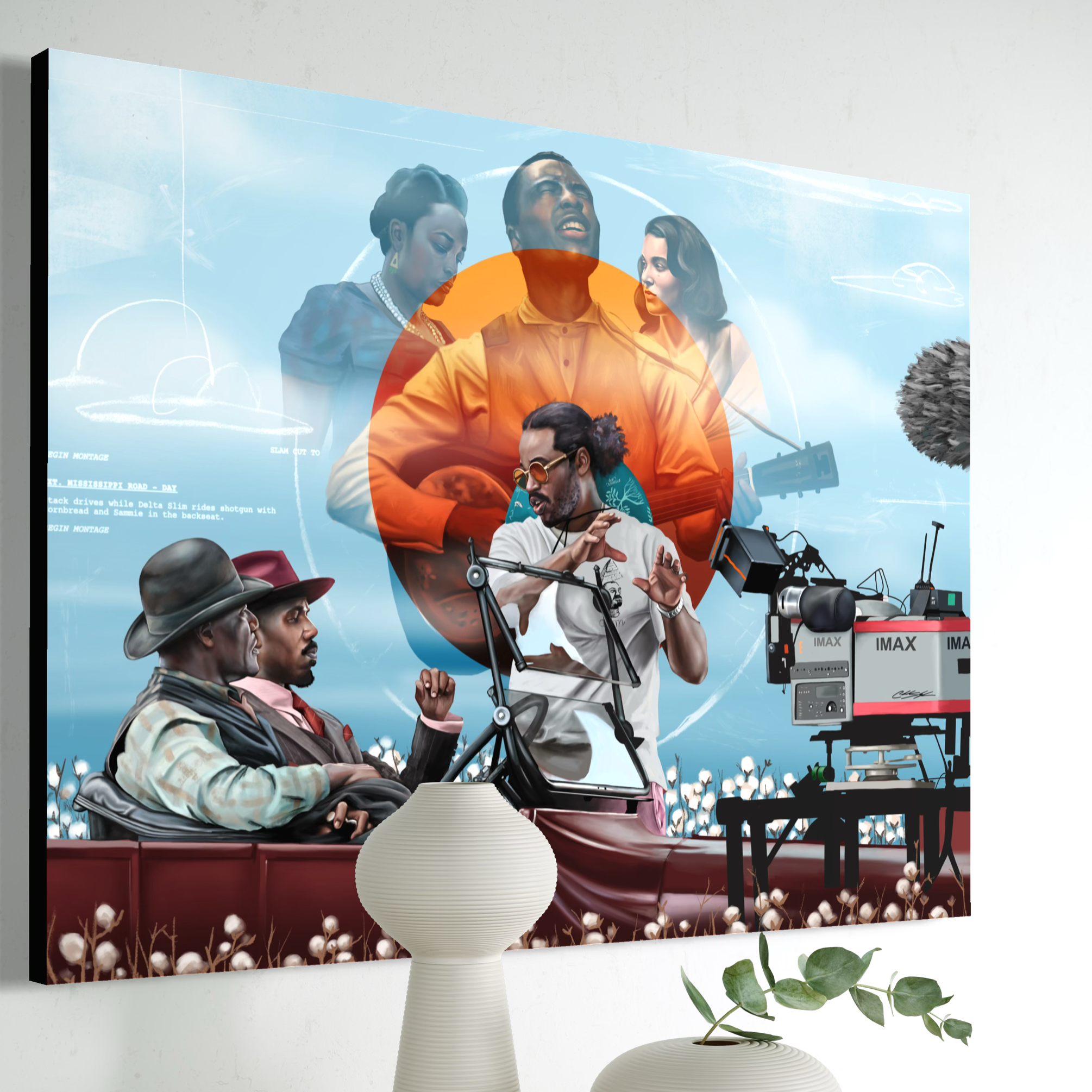Sinners The Art of Storytelling | Contemporary Wall Art