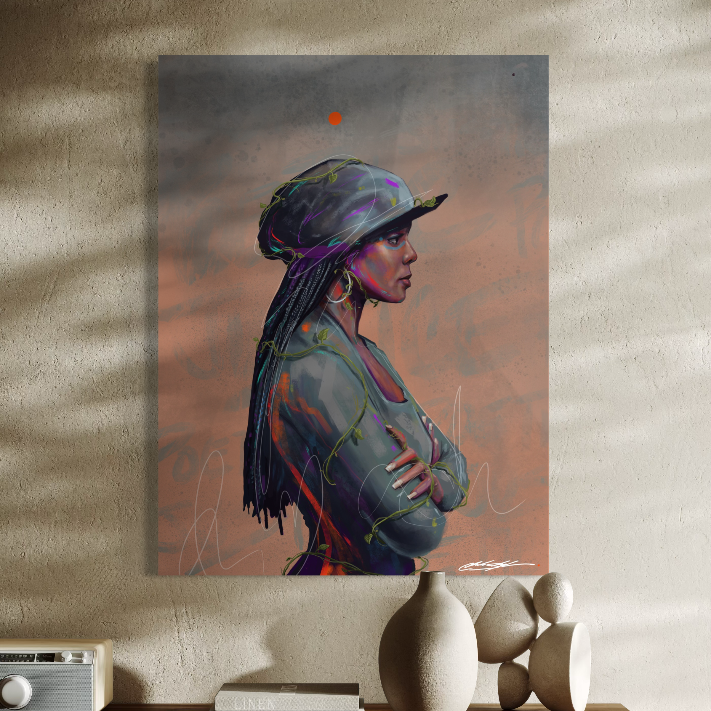 Janet Poetic Justice | Contemporary Portrait Wall Art