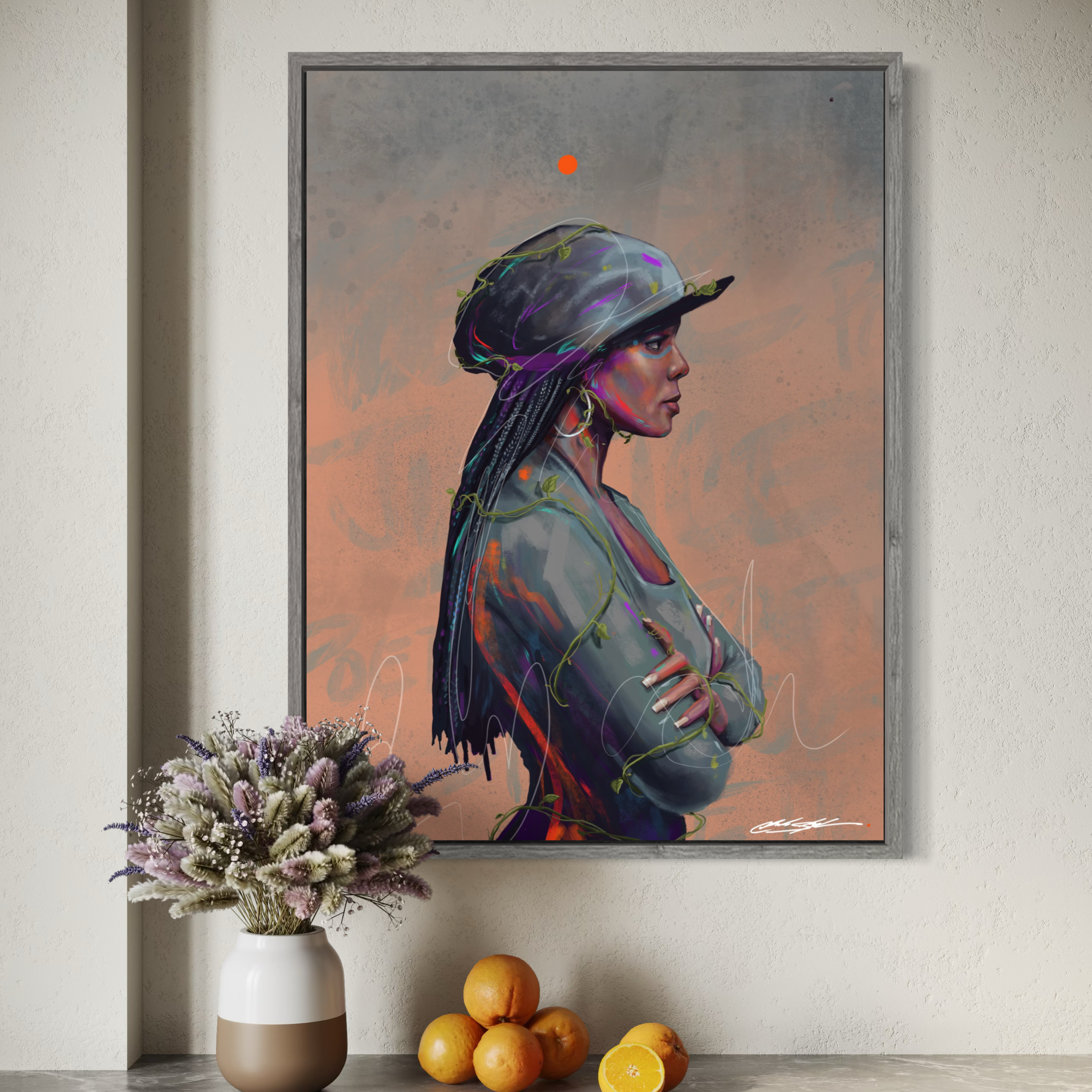 Janet Poetic Justice | Contemporary Portrait Wall Art