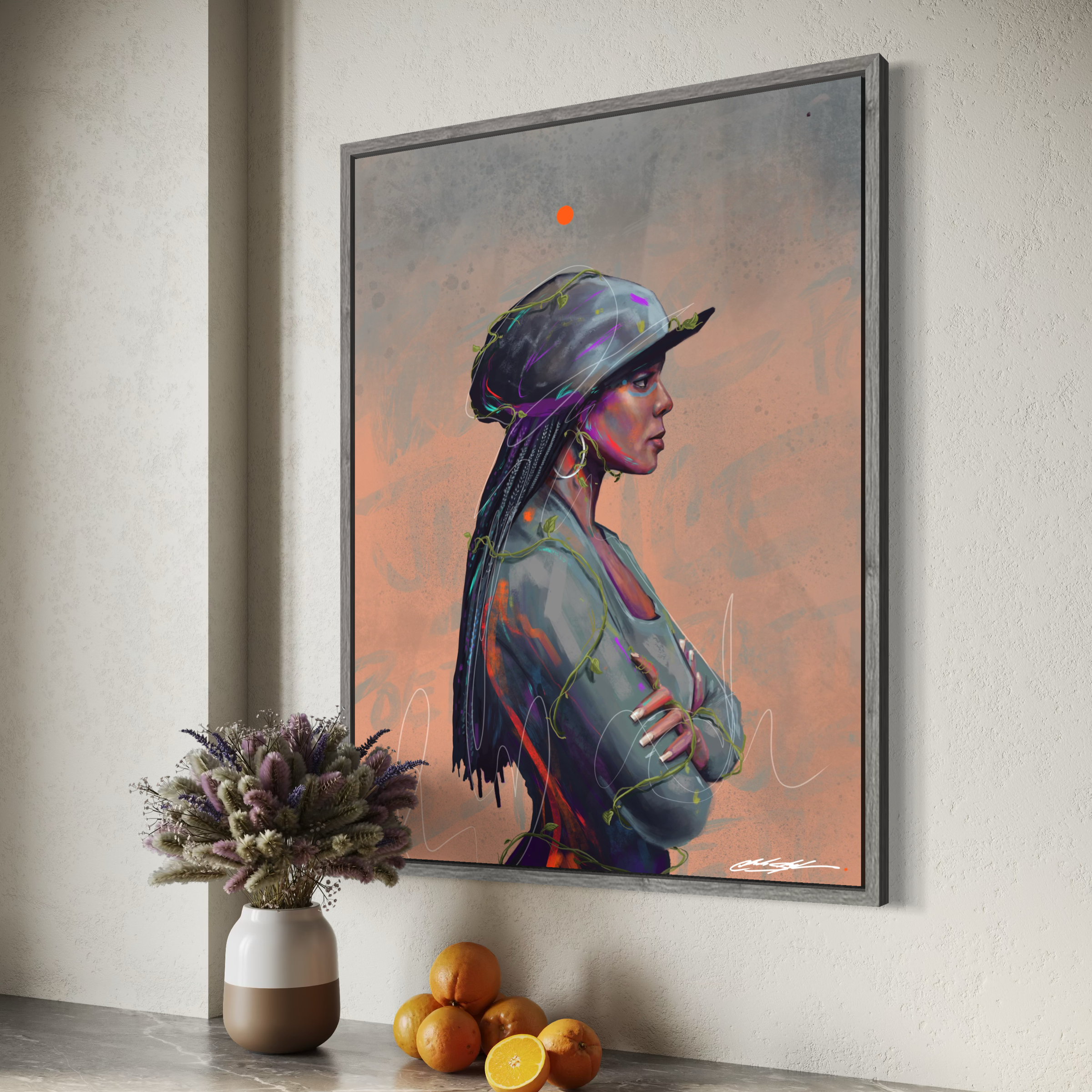 Janet Poetic Justice | Contemporary Portrait Wall Art