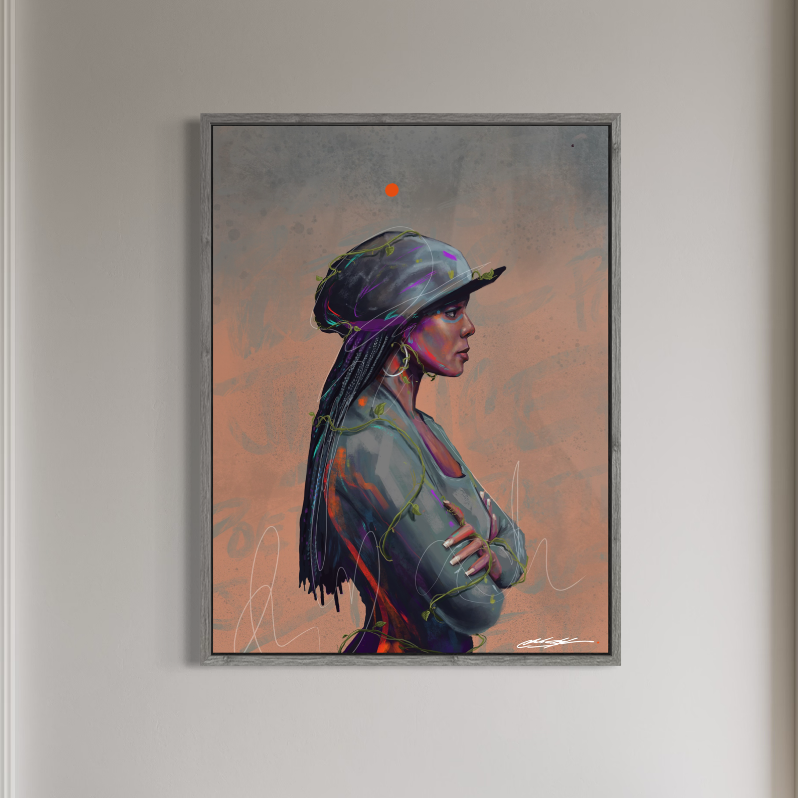 Janet Poetic Justice | Contemporary Portrait Wall Art