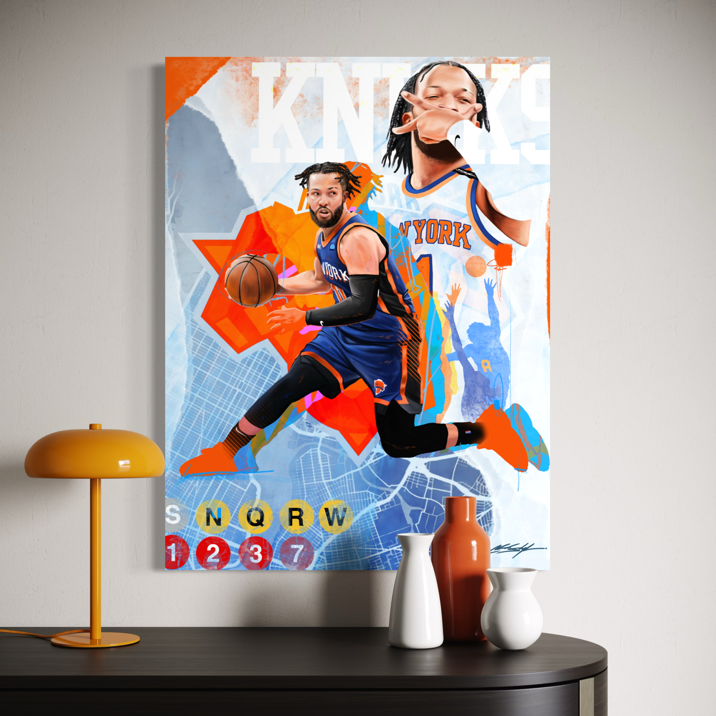 Knicks in 5 | Contemporary Portrait Wall Art