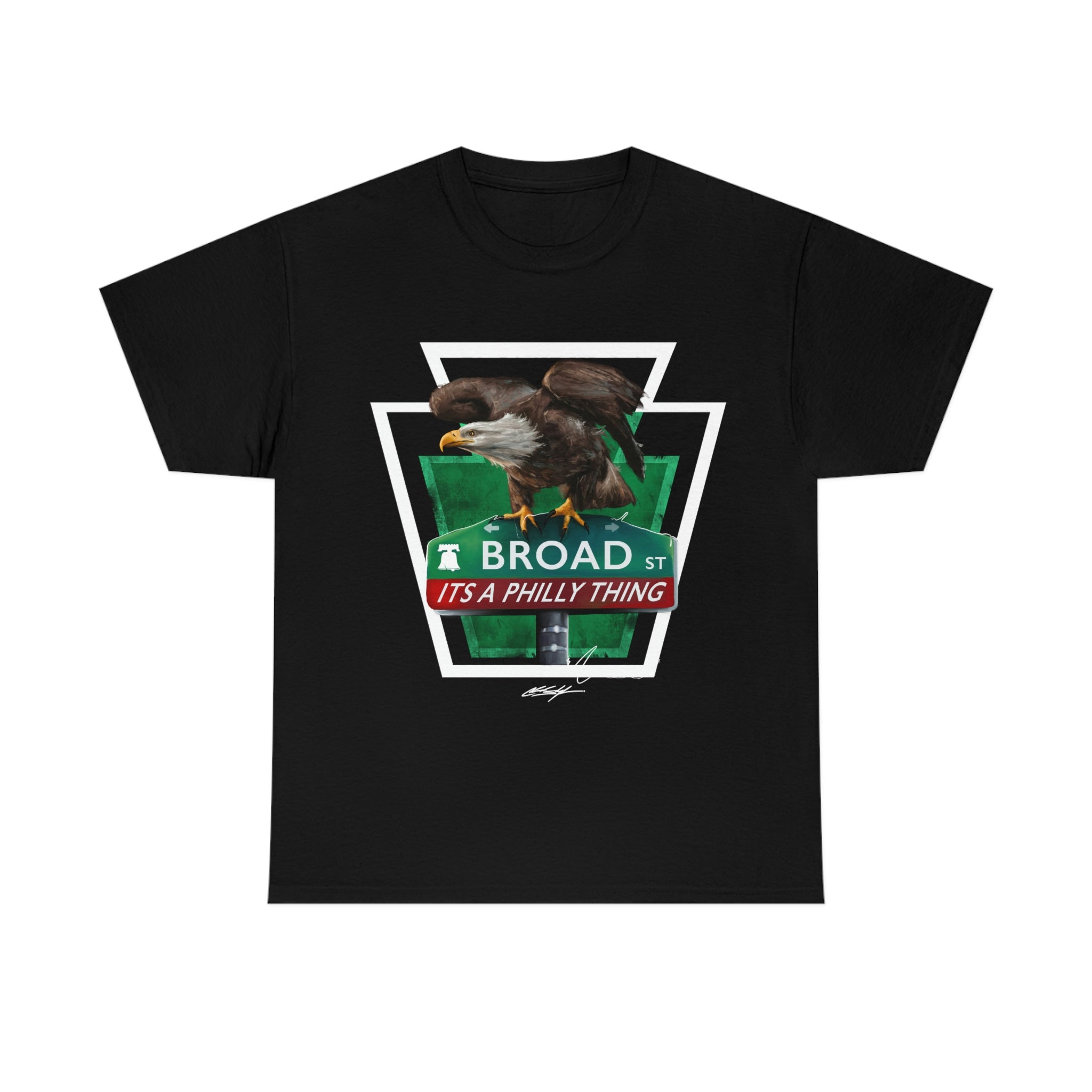 ITS A PHILLY THING | EAGLES ON BROAD | Unisex Heavy Cotton Tee