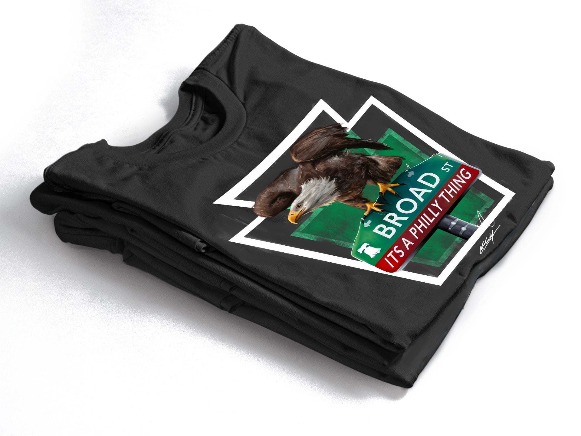 ITS A PHILLY THING | EAGLES ON BROAD | Unisex Heavy Cotton Tee