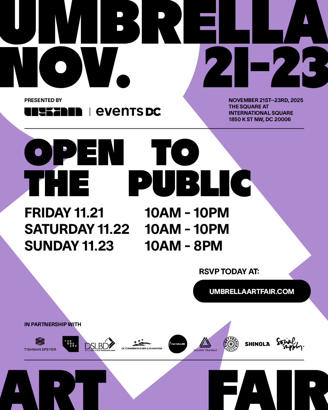 Showcasing at Umbrella Art Fair 2025, Washington DC