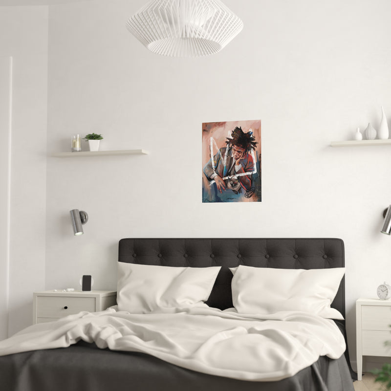 Basquiat Satin Poster