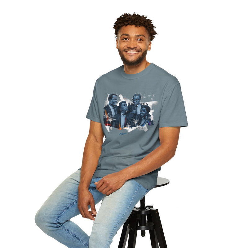 Miami Nights Unisex Garment-Dyed T-shirt
