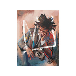 Basquiat Satin Poster