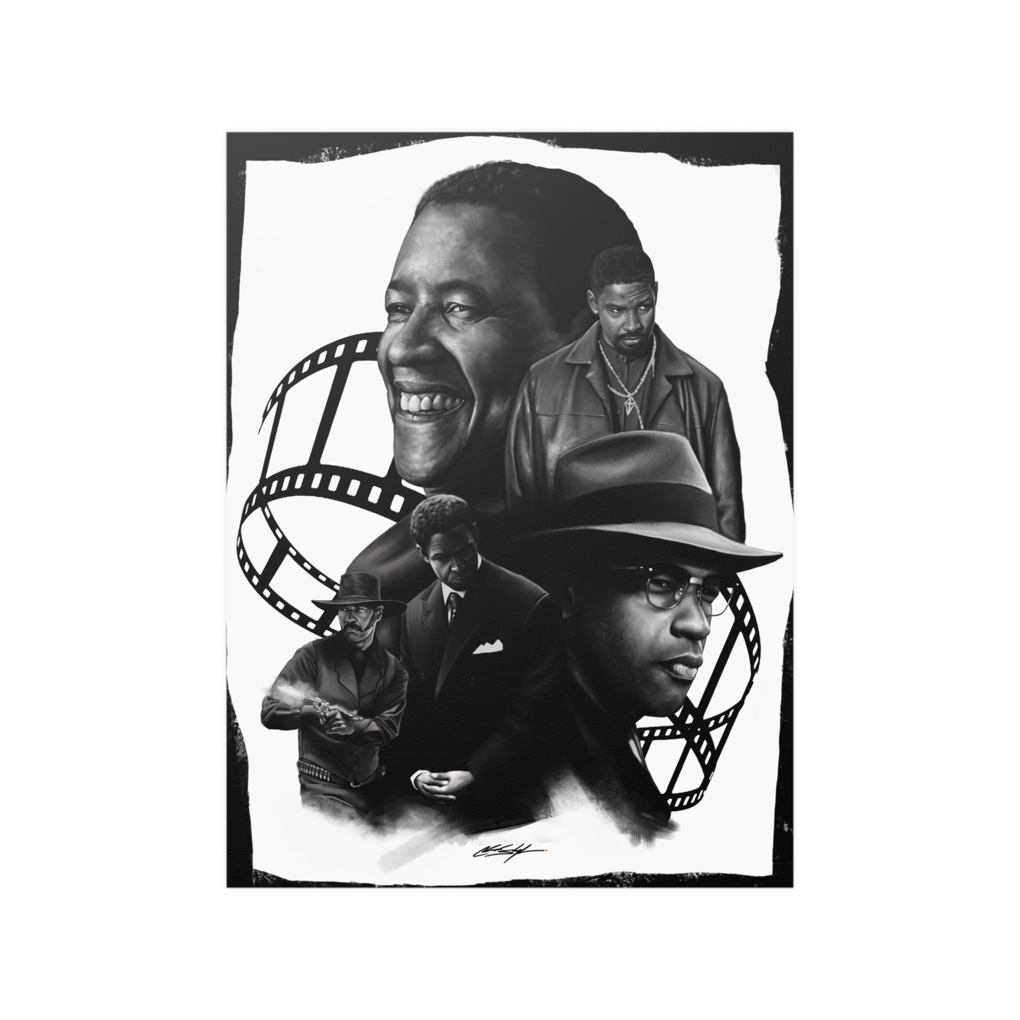 Denzel Satin Poster