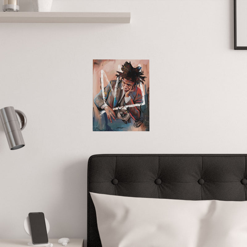 Basquiat Satin Poster