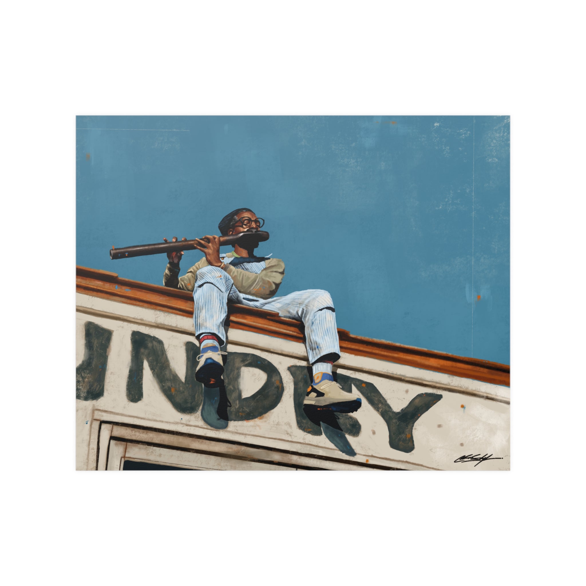 Laundry Service Satin Poster