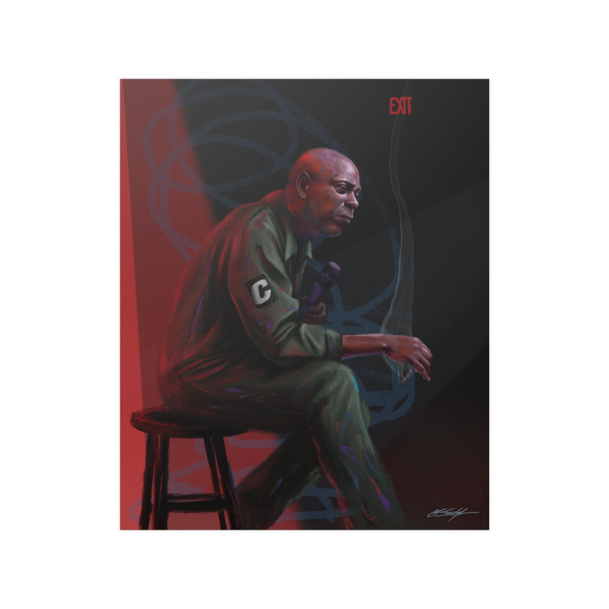 Dave Satin Poster