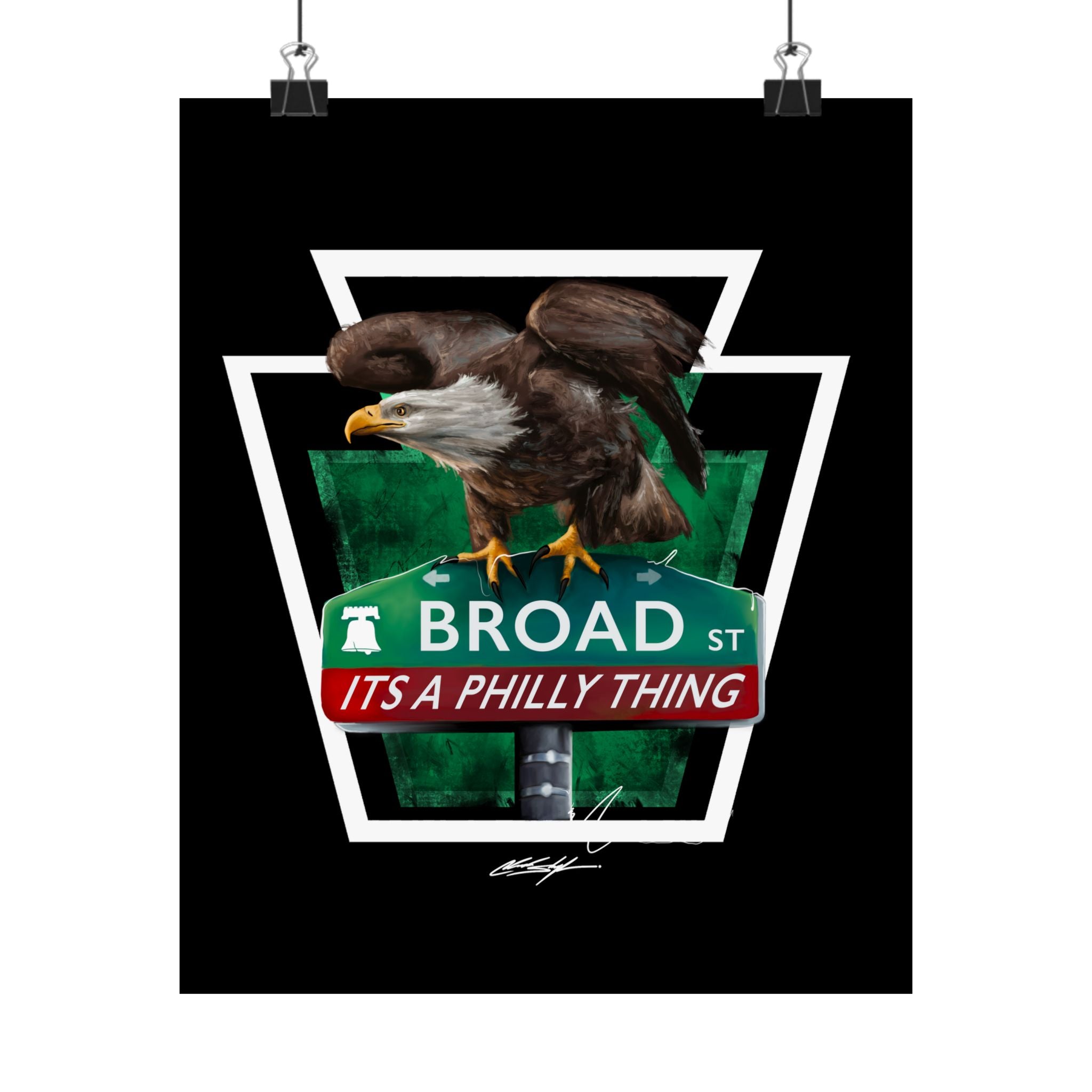 ITS A PHILLY THING | EAGLES ON BROAD | Premium Matte Vertical Posters