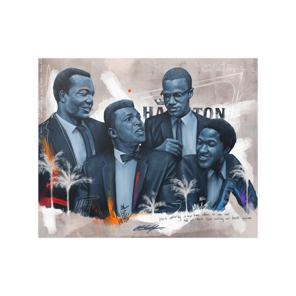 Miami Nights Satin Poster