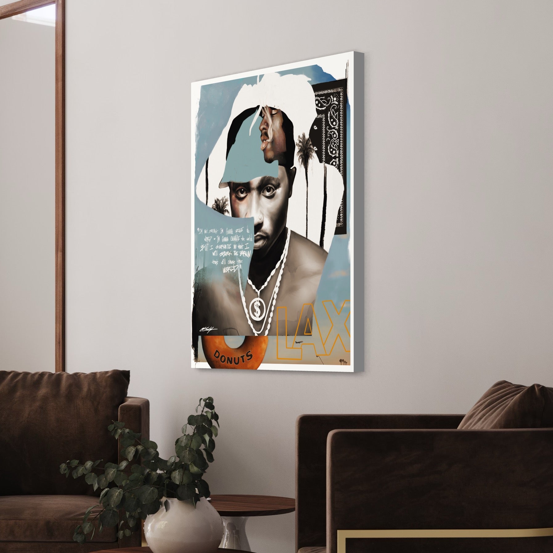 Tupac California Love | Contemporary Wall Art
