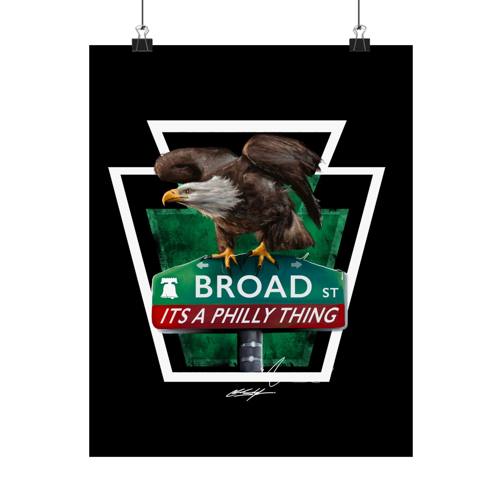 ITS A PHILLY THING | EAGLES ON BROAD | Premium Matte Vertical Posters