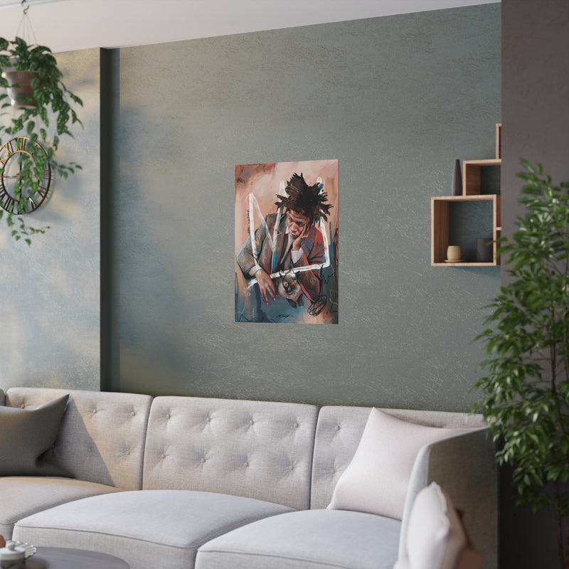 Basquiat Satin Poster