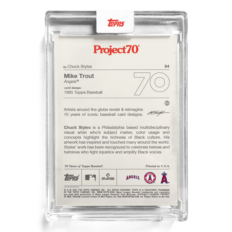 Mike Trout Topps Project70 Card