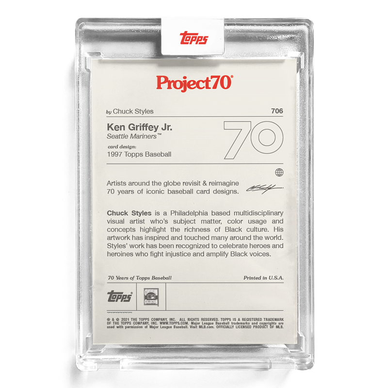 Topps Ken Griffey Jr Project70 Card