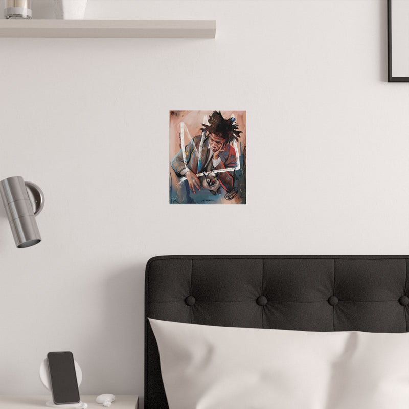 Basquiat Satin Poster
