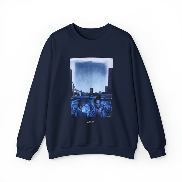 All I Need Crewneck Merch Blue