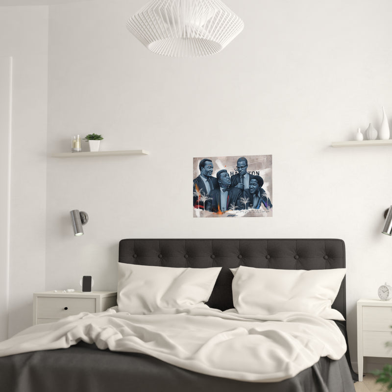Miami Nights Satin Poster