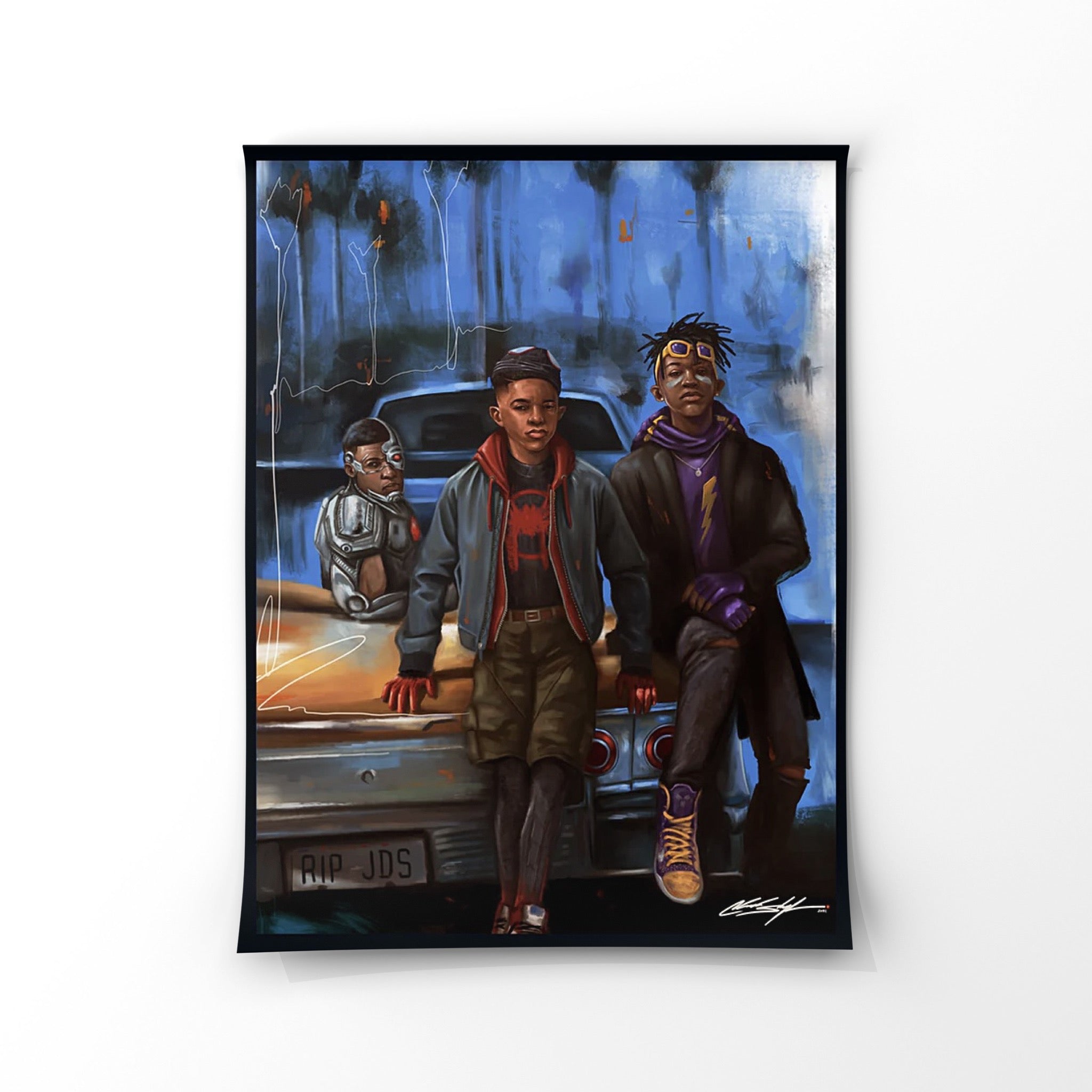 Super Boyz in the Hood Satin Paper Print