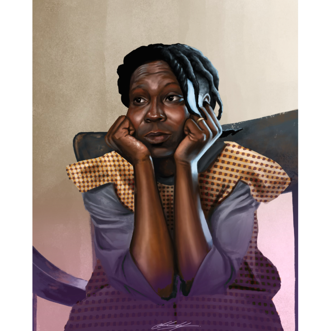 Color Purple | Contemporary Wall Art