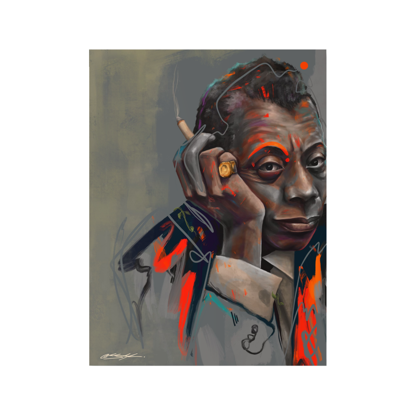 James Baldwin | Contemporary Wall Art