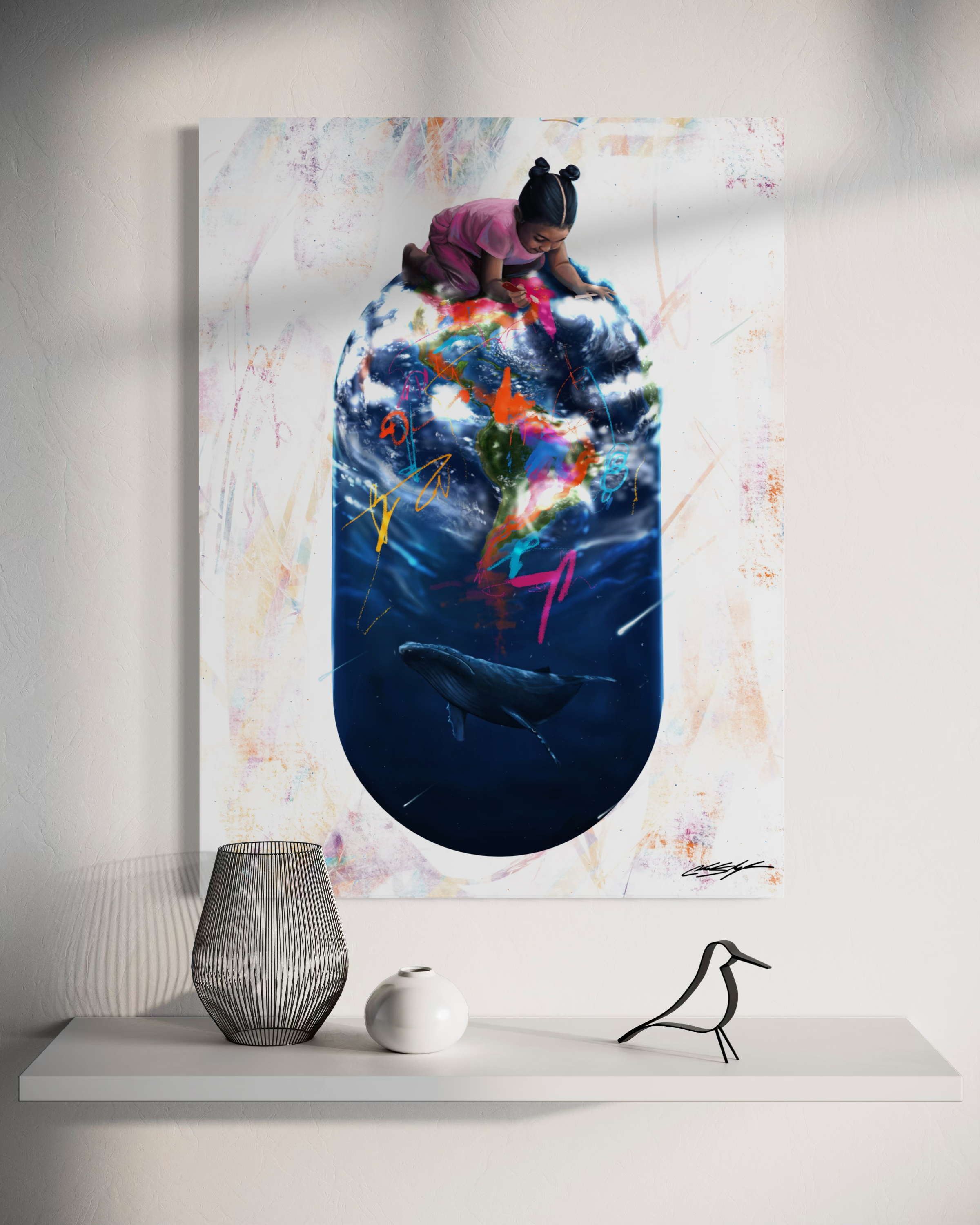 World of Pure Imagination | Contemporary Portrait Wall Art