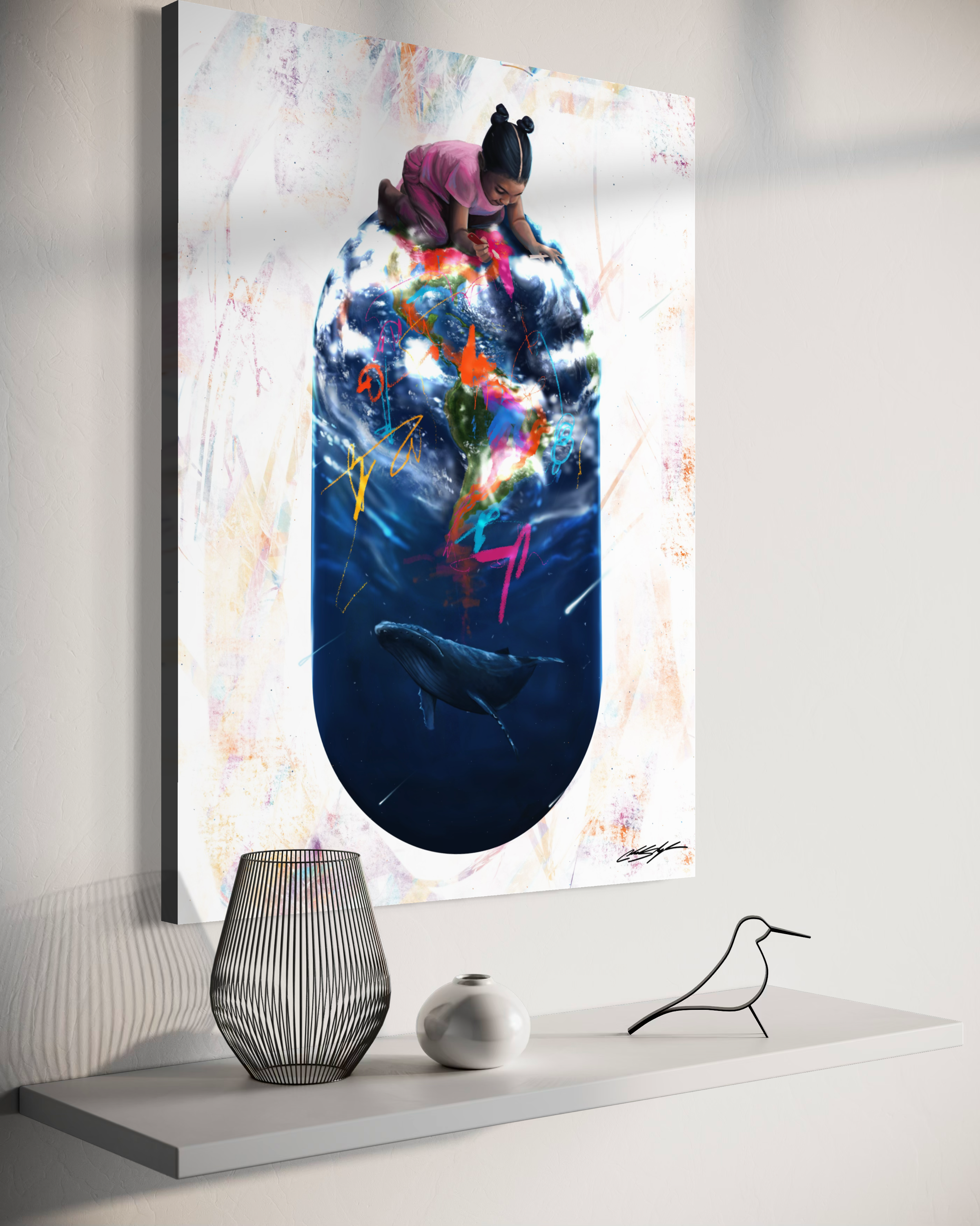 World of Pure Imagination | Contemporary Portrait Wall Art