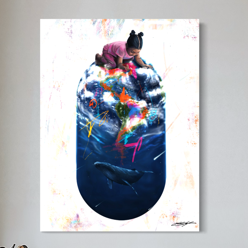 World of Pure Imagination | Contemporary Portrait Wall Art