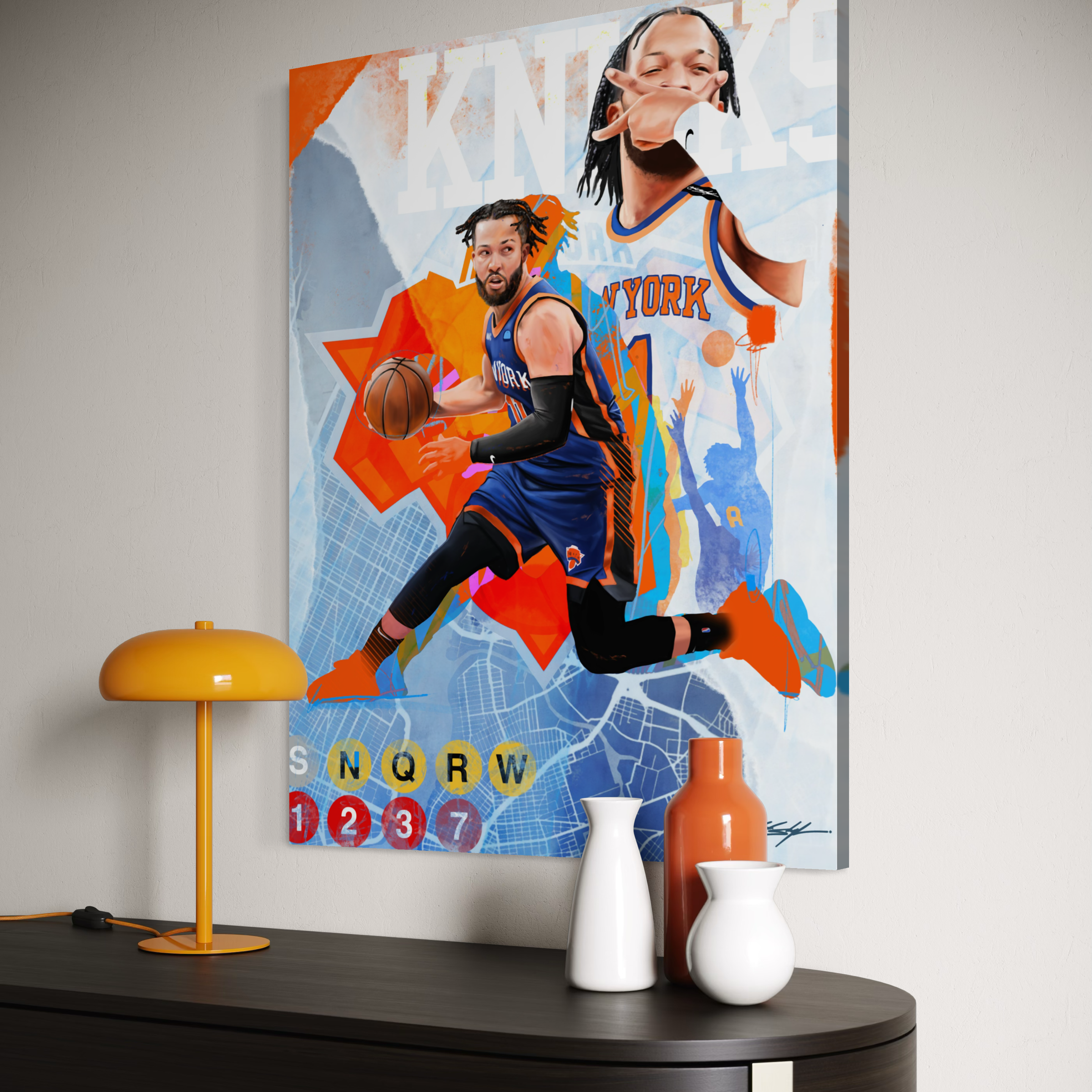 Knicks in 5 | Contemporary Portrait Wall Art