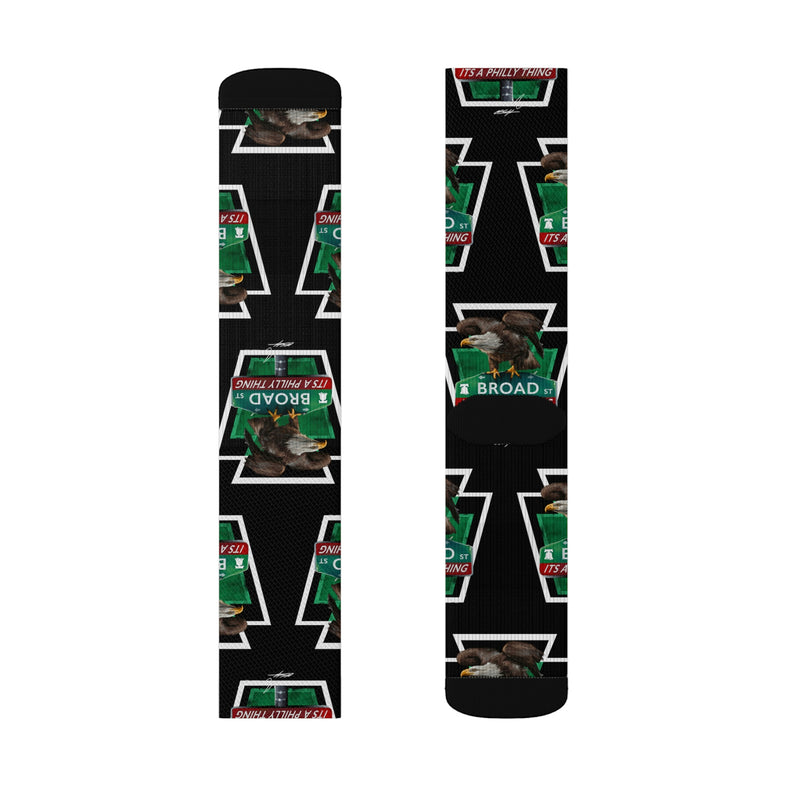 It’s A Philly Thing | Eagles on Broad  Socks