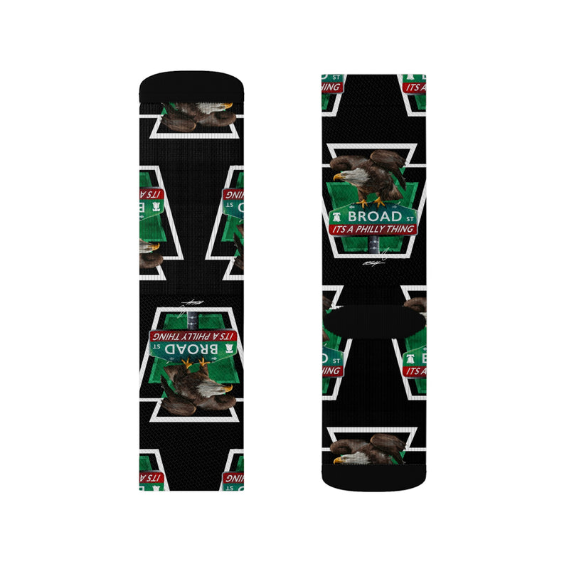 It’s A Philly Thing | Eagles on Broad  Socks