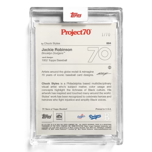 Topps Jackie Robinson Project70 Card