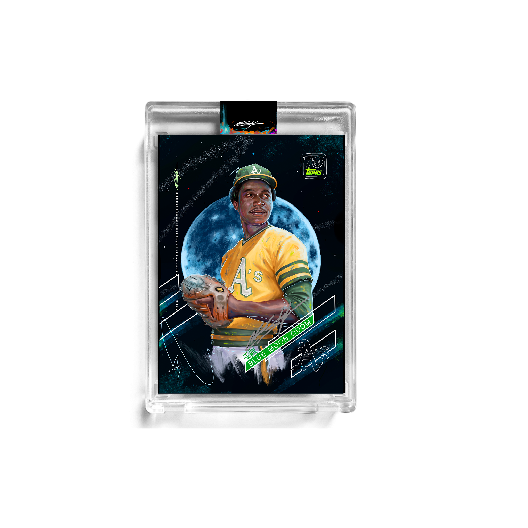 OFFICIAL ARTIST SIGNATURE COLLECTION - CHROME X/5- PROJECT70 JOHN "BLUE MOON" ODOM BY CHUCK STYLES