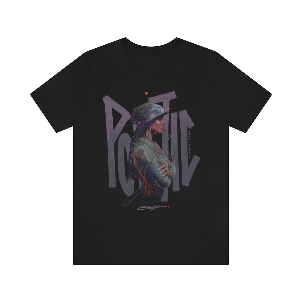 【POETIC COLLECTIVE】 PAINTING T-SHIRT - BLACK Poetic Collective 80s T-Shirt - Black | Flatspot
