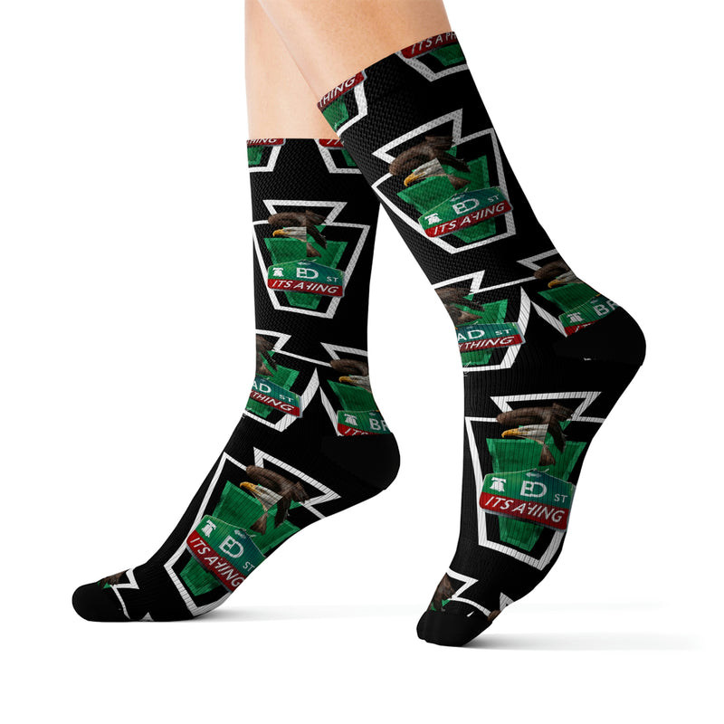 It’s A Philly Thing | Eagles on Broad  Socks