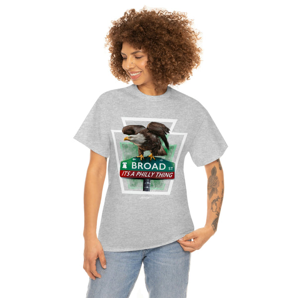 ITS A PHILLY THING | EAGLES ON BROAD | Unisex Heavy Cotton Tee