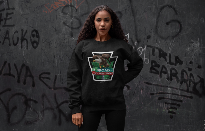 ITS A PHILLY THING | EAGLES ON BROAD | Unisex Heavy Blend™ Crewneck Sweatshirt