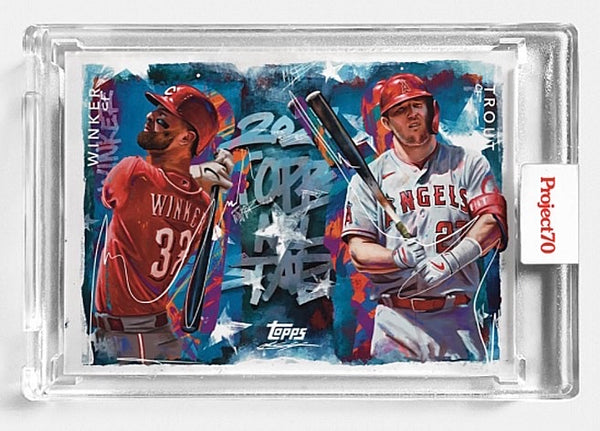 Topps ASG Jesse Winkler/Mike Trout Project70 Card