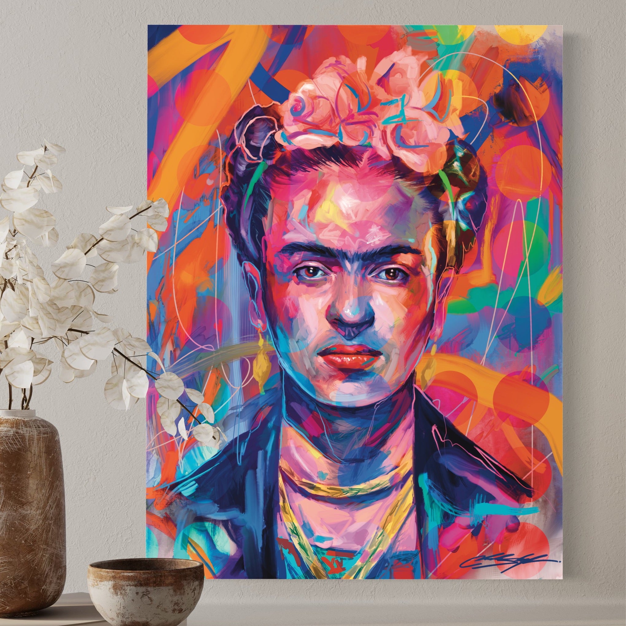 Frida Kahlo | Contemporary Portrait Wall Art
