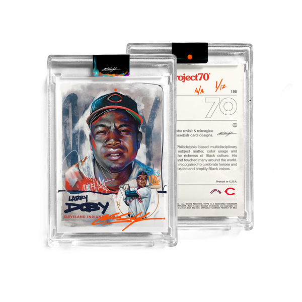 Official Artist Signature Collection - ORANGE x/12 - Project70 Larry Doby by Chuck Styles
